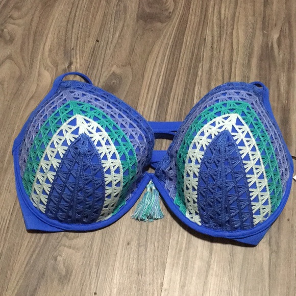 Shade shore Crochet swimsuit bikini top DDD - Picture 2 of 5